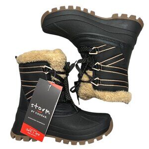 Storm By Cougar Fresno Women's Size 6 Black Waterproof Snow Winter Boots NIB  Sh